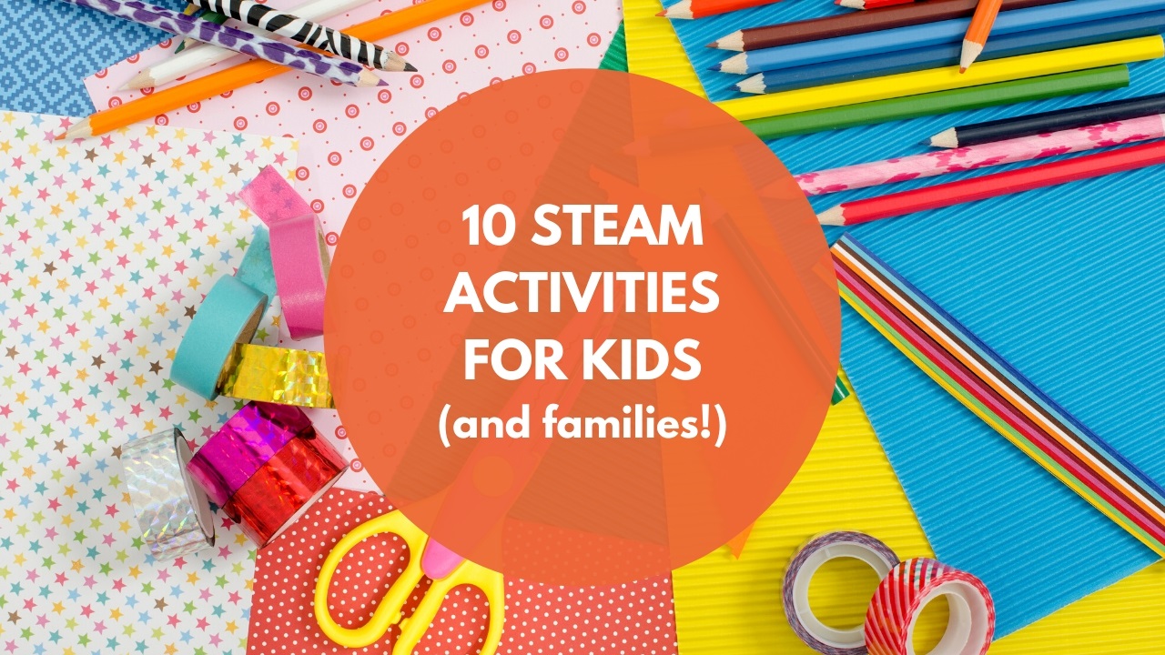 ad Here's a fun STEAM activity you can try with your kids! 🎨 Every s